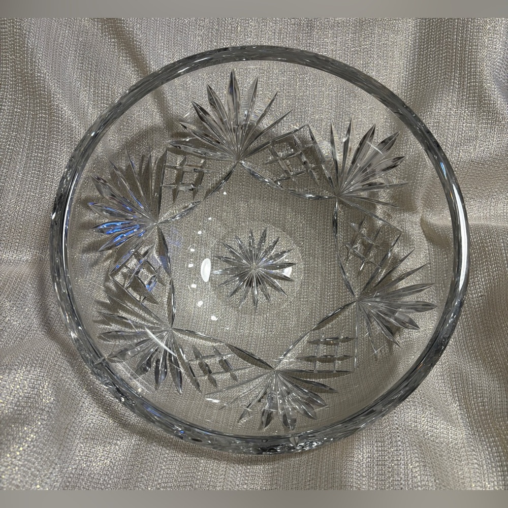 Rogaska Elegant Crystal Cut Glass Bowl Large
